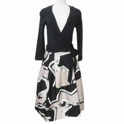 DIANE VON FURSTENBERG シルク ラップ ワンピース Diane von Furstenberg】ラップワンピース 花柄 シルク 2 - メルカリ