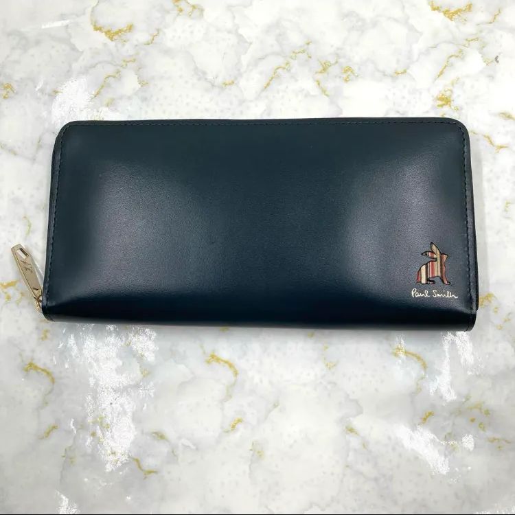 Paul Smith 財布 ストライプ ラビット ラウンドジップ ポールスミス