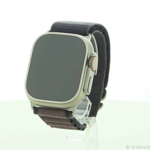 〔 品〕 Apple Watch Ultra 2 GPS Cellular 49mm チタニウムケース インディゴアルパインループ 348