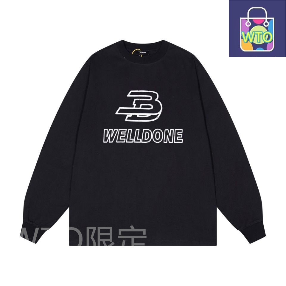 ON 818 メンズ ロングスリーブ Tシャツ プリント ブラック|ホワイト S-L | ♥品 -WTO輸入1