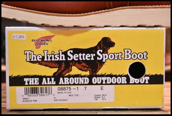 RED WING Irish Setter 8875 復刻 9E Red Wings Irish Setter アイ