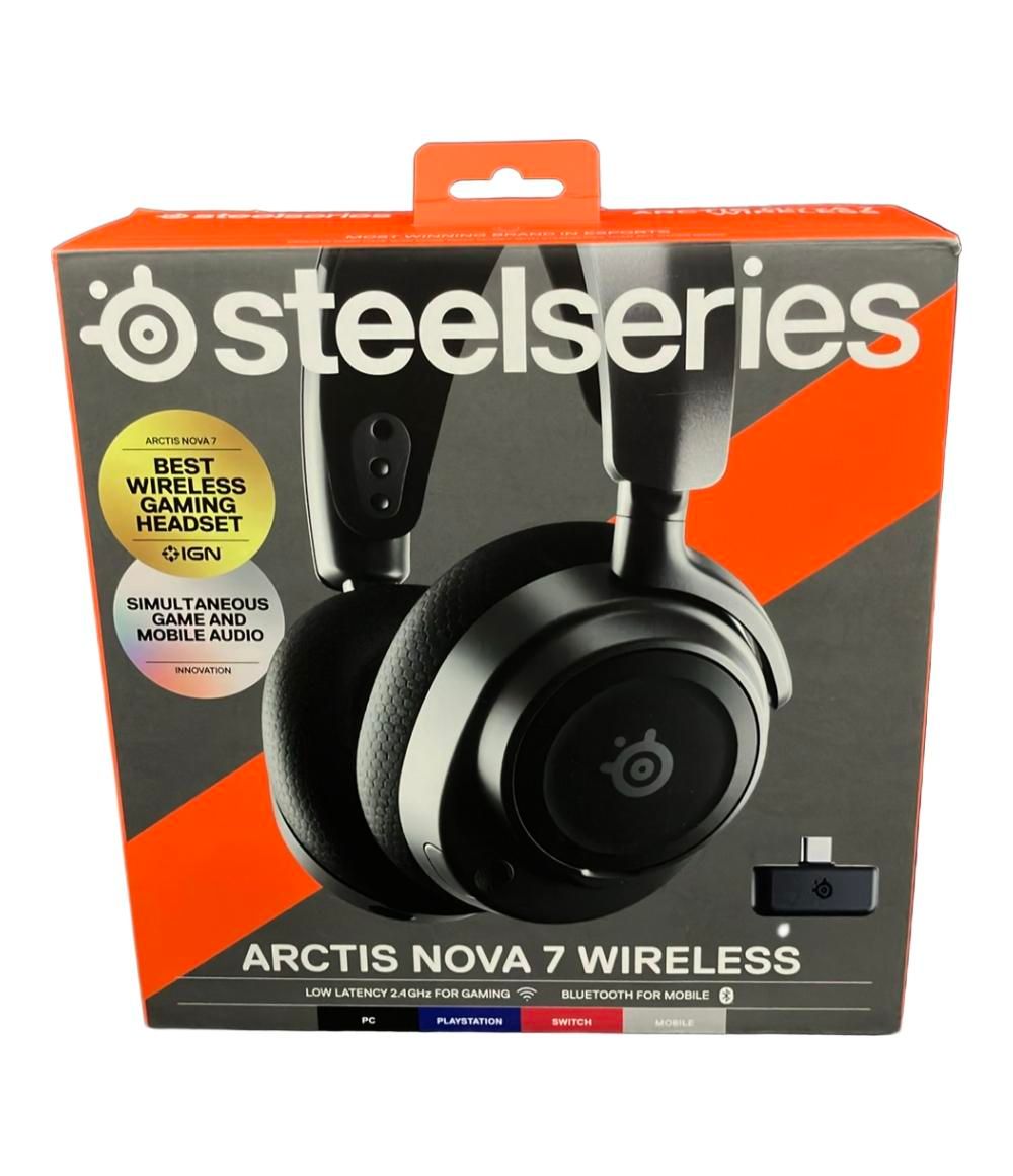 steelseries スティールシリーズ ARCTIS NOVA 7 WIRELESS ワイヤレスゲーミングヘッドセット 61553