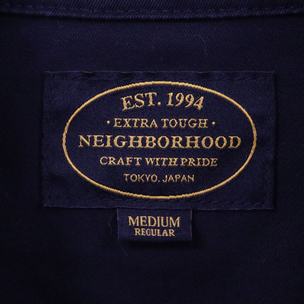 NEIGHBORHOOD (ネイバーフッド) 15AW KENDALL.WORK/CE-JKT ケンドル バック プリント シャツ ブルゾン ジップ ワーク  ジャケット ブラック 152ARNH-JKM01 - メルカリ