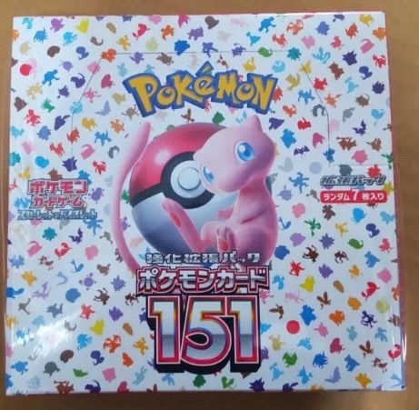 ポケモンカードゲーム 151 BOX シュリンク無 4BOX ペリペリ有-