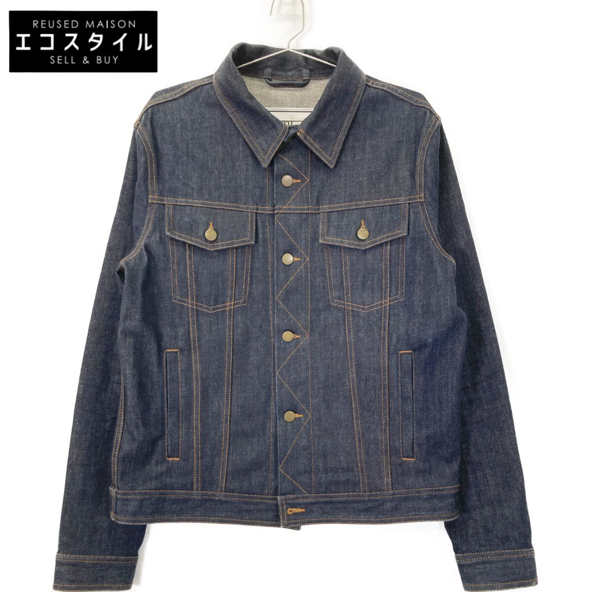 AMI PARIS アミパリス ｲﾝﾃﾞｨｺﾞ E16D03.60 16SS ﾏﾃｭｯｼ ﾃﾞﾆﾑｼﾞｬｹｯﾄ ー