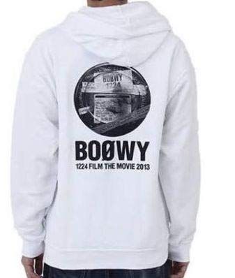 [ユイミュージック] BOØWY （ボウイ）30th ANNIVERSARY BOOWY 1224 FILM THE MOVIE 2013 パーカー ホワイト（M） 