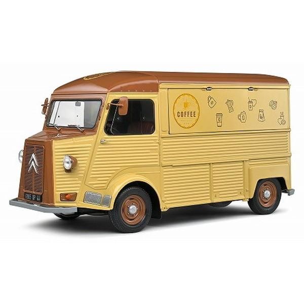新品 SOLIDO 1/18 シトロエン タイプ HY 1969 (ブラウン) 完成品ダイキャストミニカー S1804818 [佐川急便]