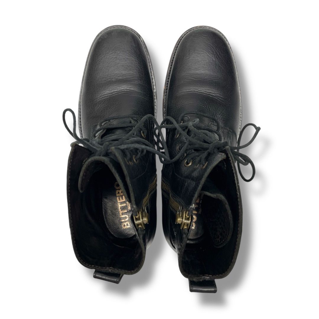 保存袋付き BUTTERO ブッテロ ZIPレースアップブーツ レース