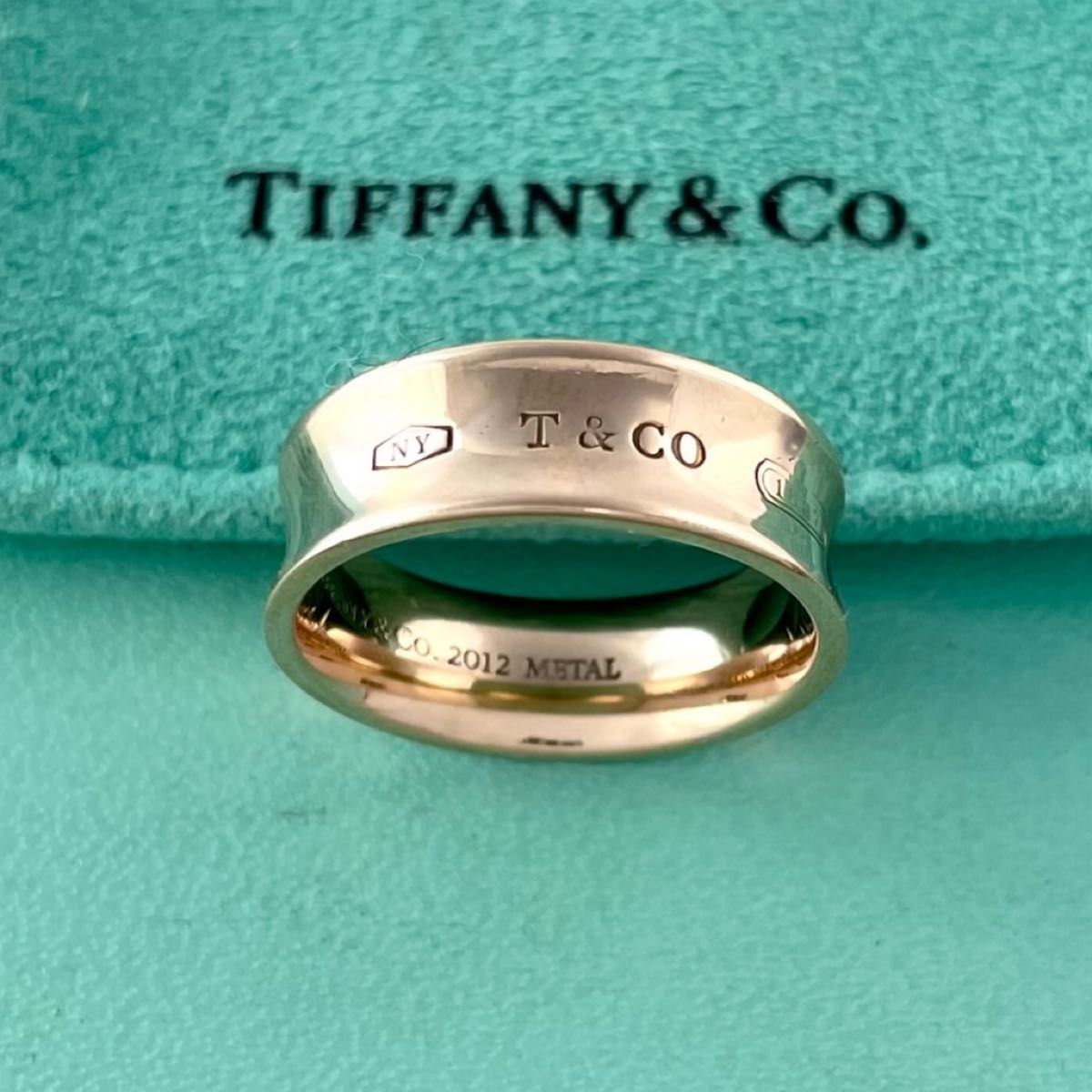 TIFFANY&Co. ティファニー 1837 ルベドメタル リング 9号 ティファニー 