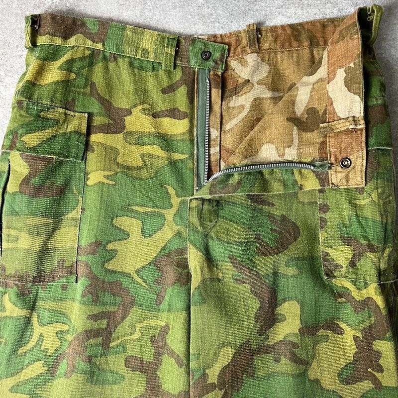 70s RANGER カモフラージュ 迷彩 リバーシブル ハンティング パンツ XL