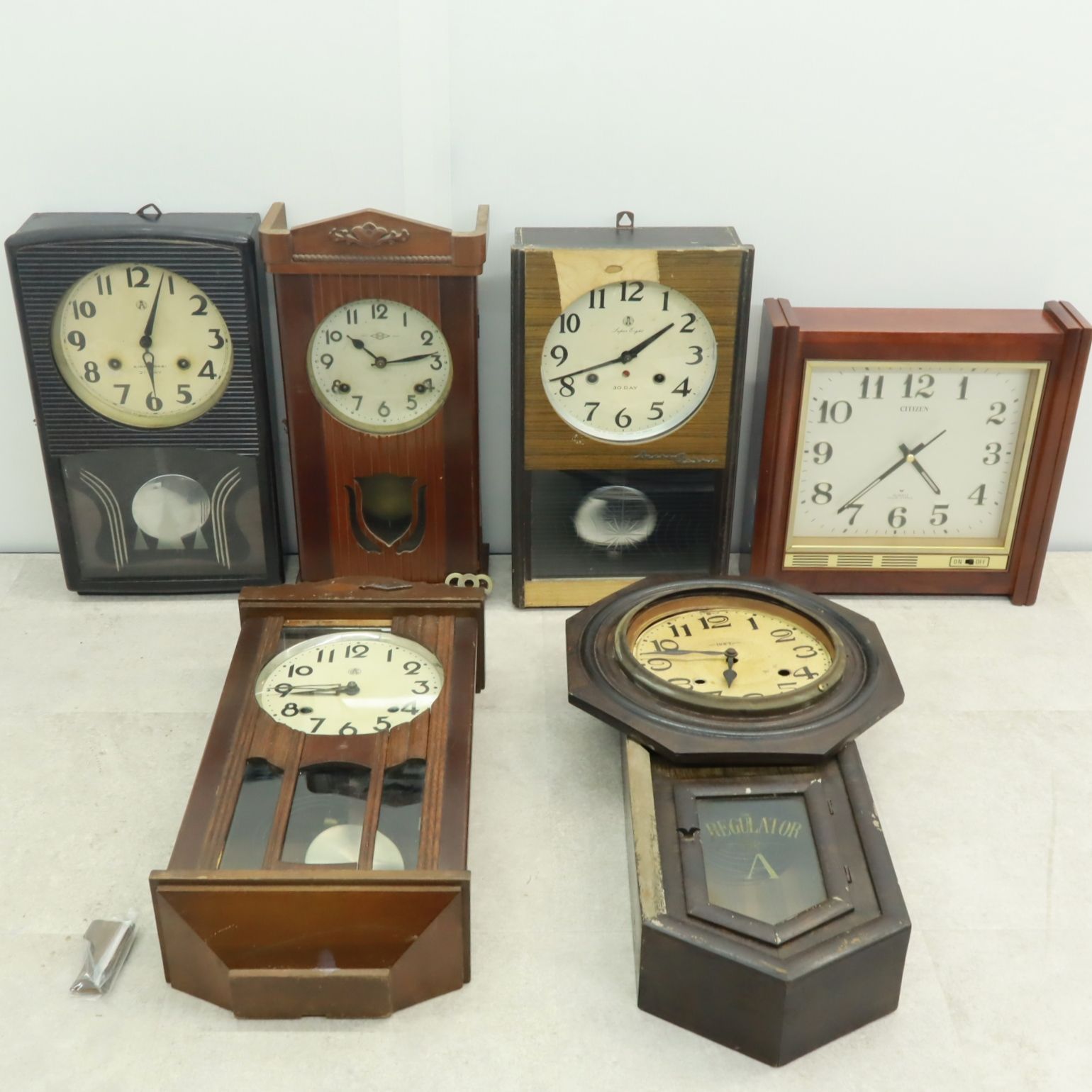 壁掛け時計 SEIKO セイコー 昭和レトロ 掛け時計 レトロ - QUARTZ 昭和