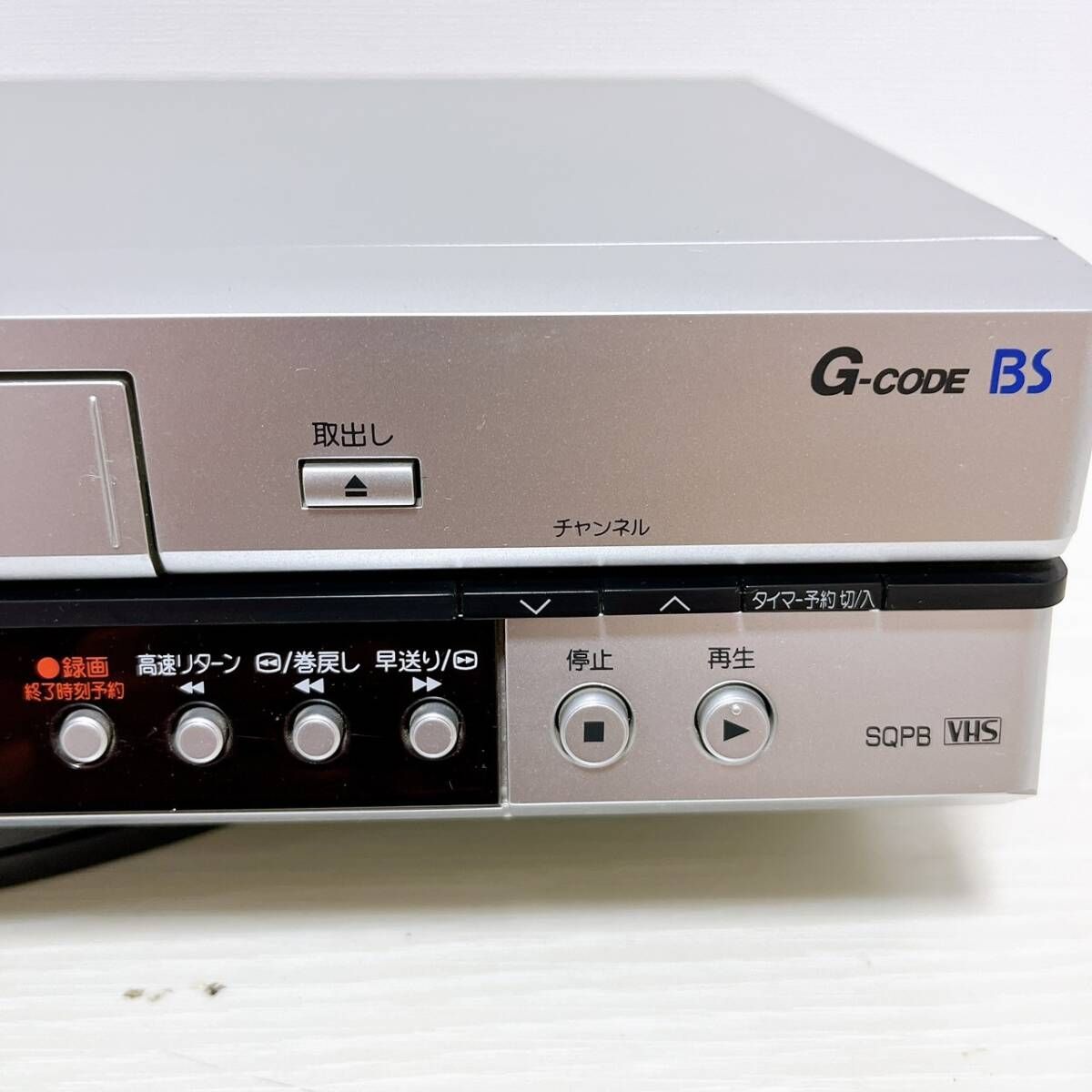 T05391650【整備品】 Panasonic パナソニック ビデオデッキ VHS NV-HV90B リモコン付 ケーブル付