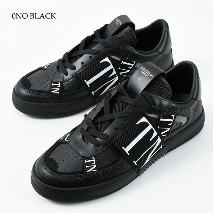 【シンプル★】VALENTINO GARAVANI VL7N ロートップ スニーカー Valentino Garavani VL7N Low-Top Calfskin Sneakers With Bands