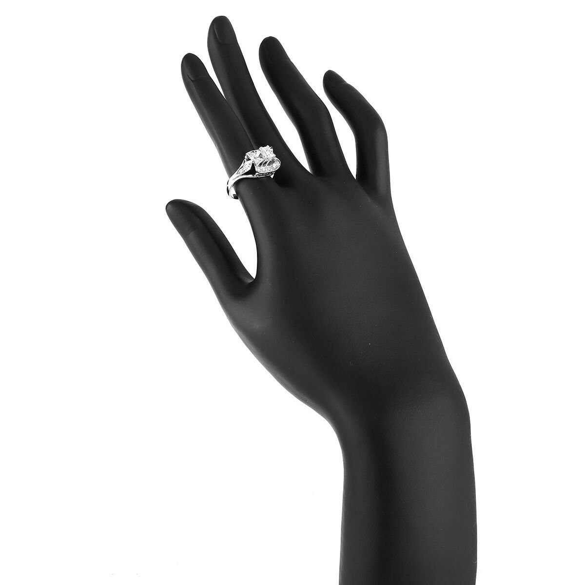 リング 指輪 ダイヤモンド 0.49ct Pt850 13号 中古 プレラブド 返品OK  