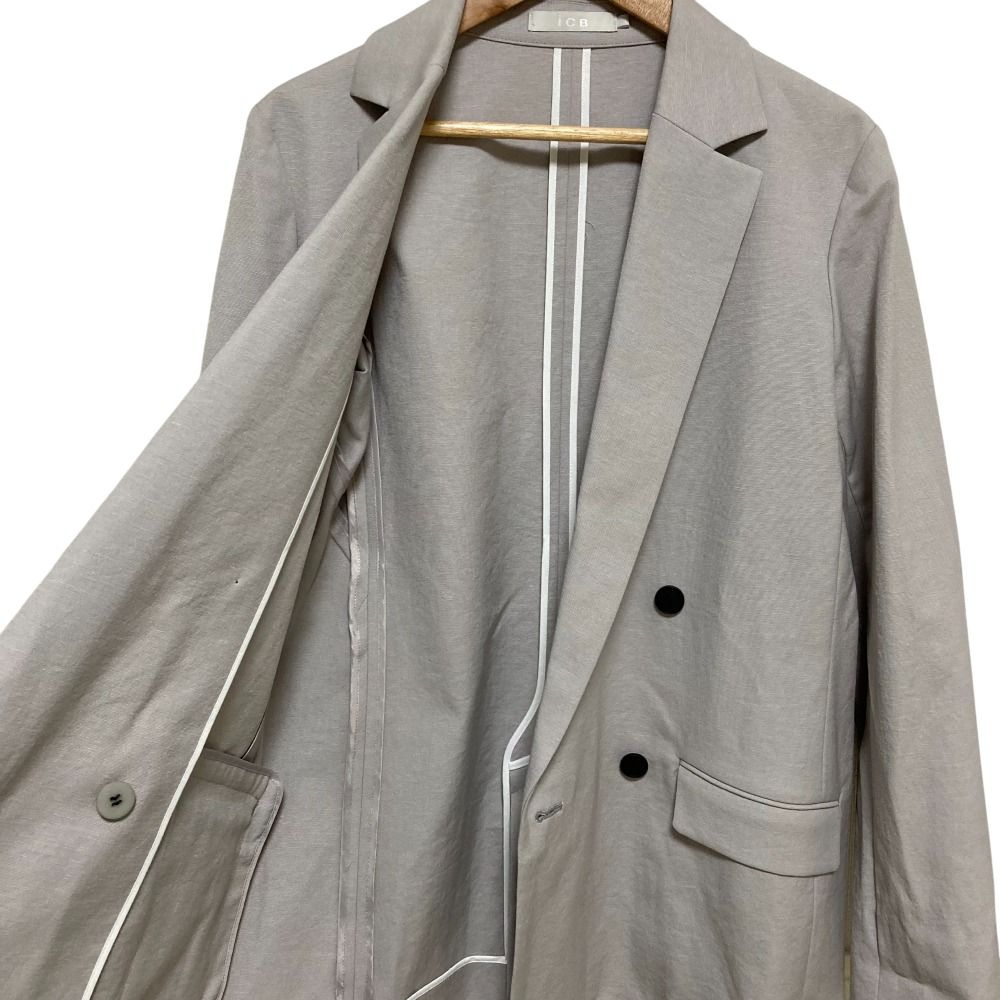 Love 6様 ☆美品☆ iCB LooseWeave ダブルセットアップスーツ 22SS iCB LooseWeave ダブルセットアップスーツ 上下サイズ違い