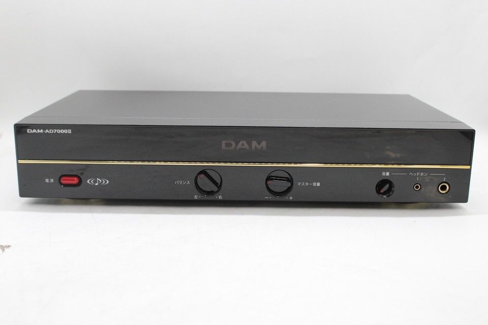 ジャンク 第一興商 パワーアンプ DAM-AD7000Ⅱ カラオケ DAM IT1KSTGAUW8K-D-Z06-byebye