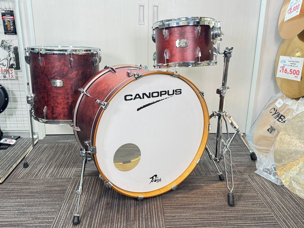 CANOPUS YAIBA2 24kit Birch BD24 TT13 FT16 Dark Wine Red Matt LQ