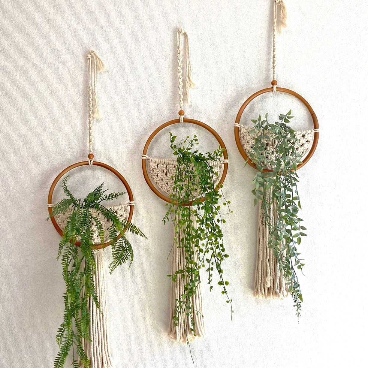 新品 マクラメ 壁掛け 飾り 纏め売り 5点 バザー プレゼント フリマ