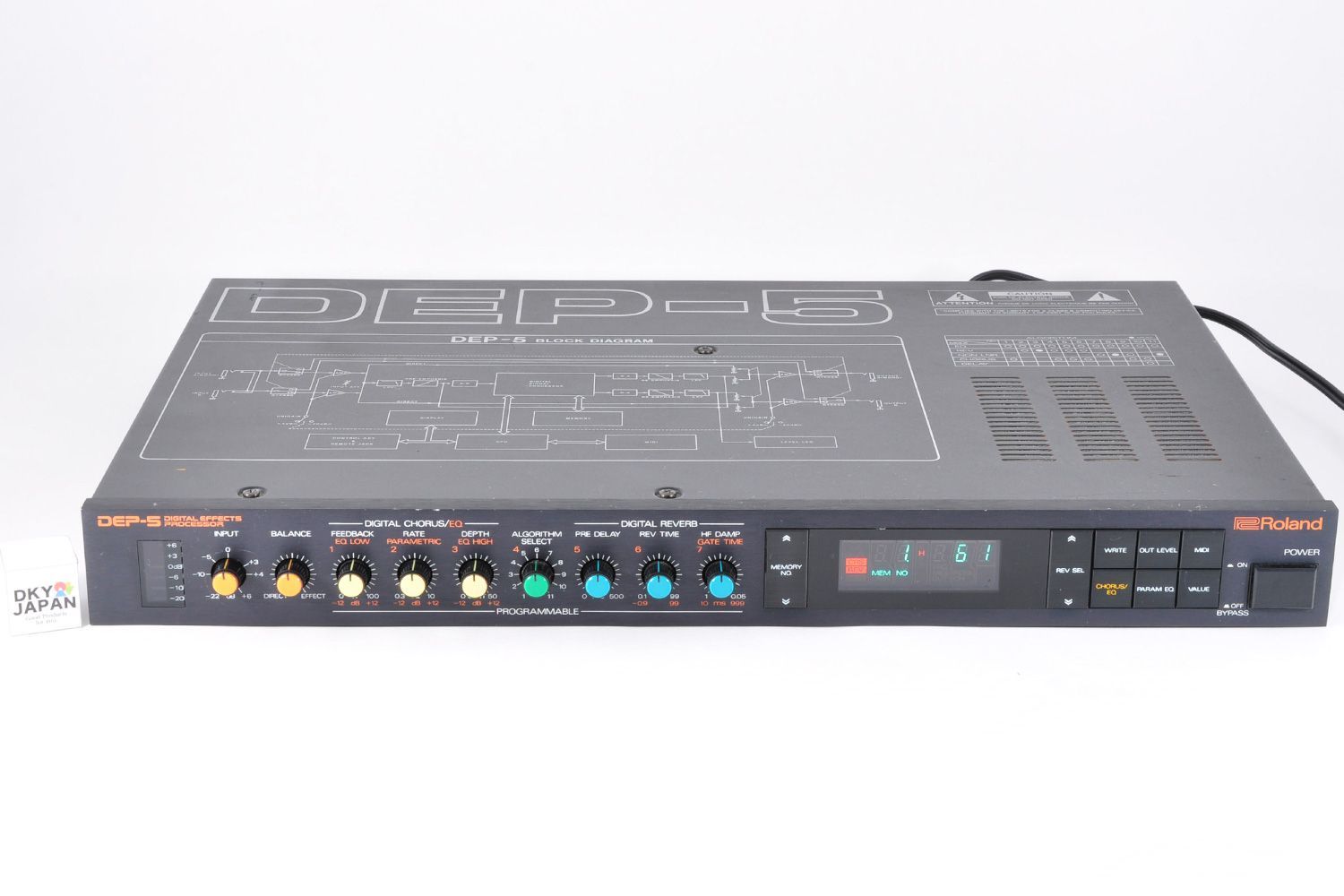 Roland DEP-5 Digital Effects Processor Reverb Delay Chorus 1U Rack 