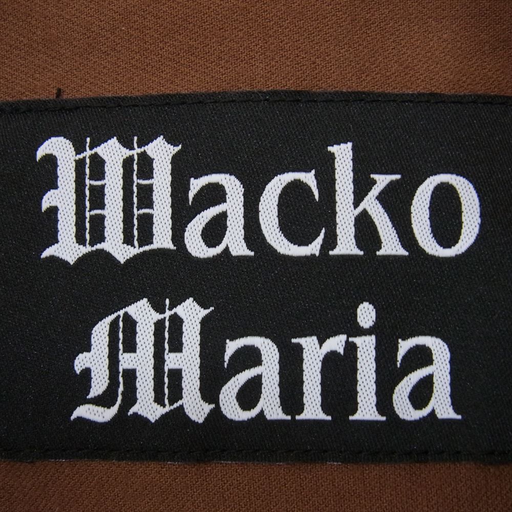 WACKO MARIA ワコマリア ジャケット 23AW 23FW-WMO-TJ06 VELVETEEN TRACK JACKET ベルベット  トラック ジャケット ブラウン系 S【中古】