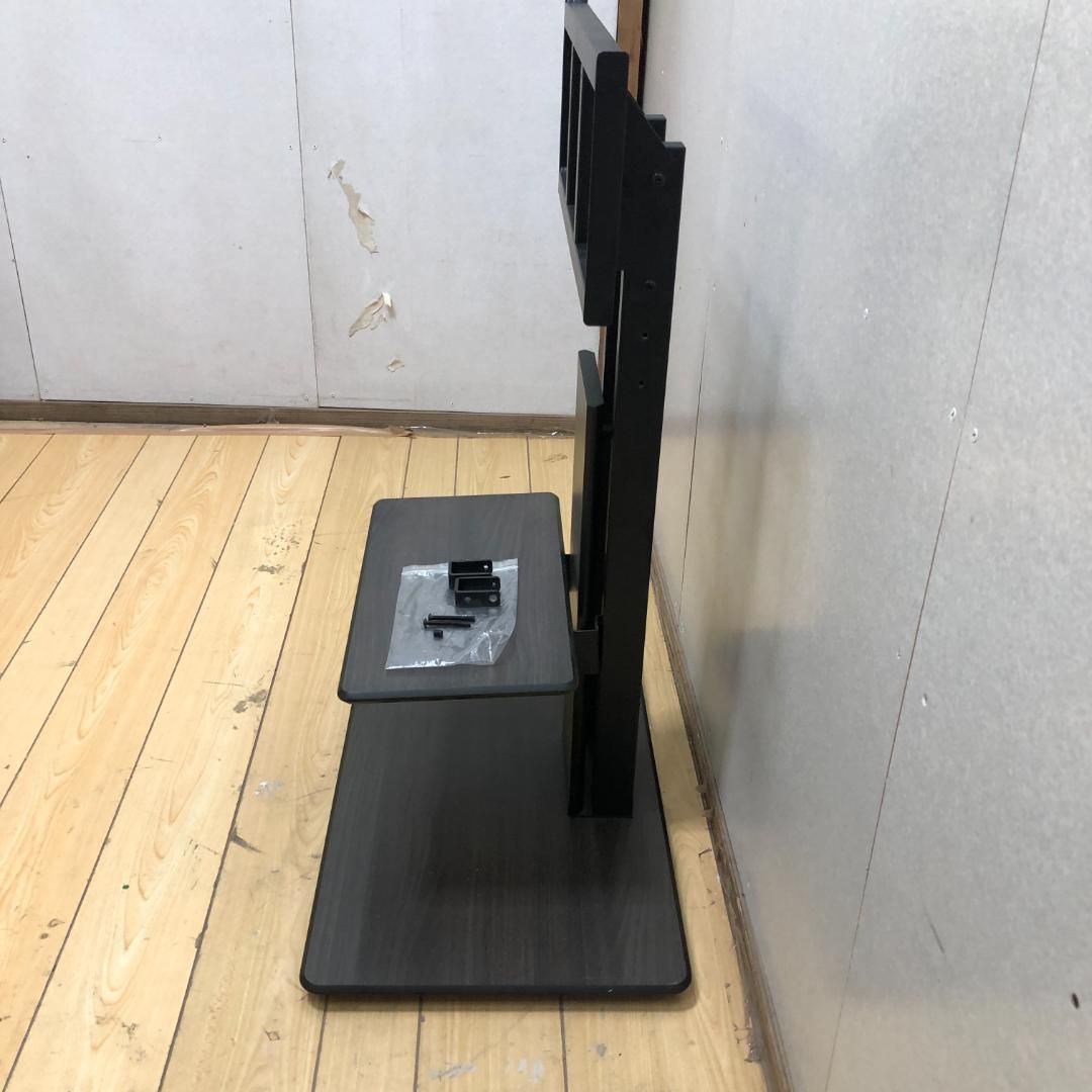 TIMEZ ハヤミ工産 TVスタンド KF-950 木目調 ダークブラウン 壁寄せ