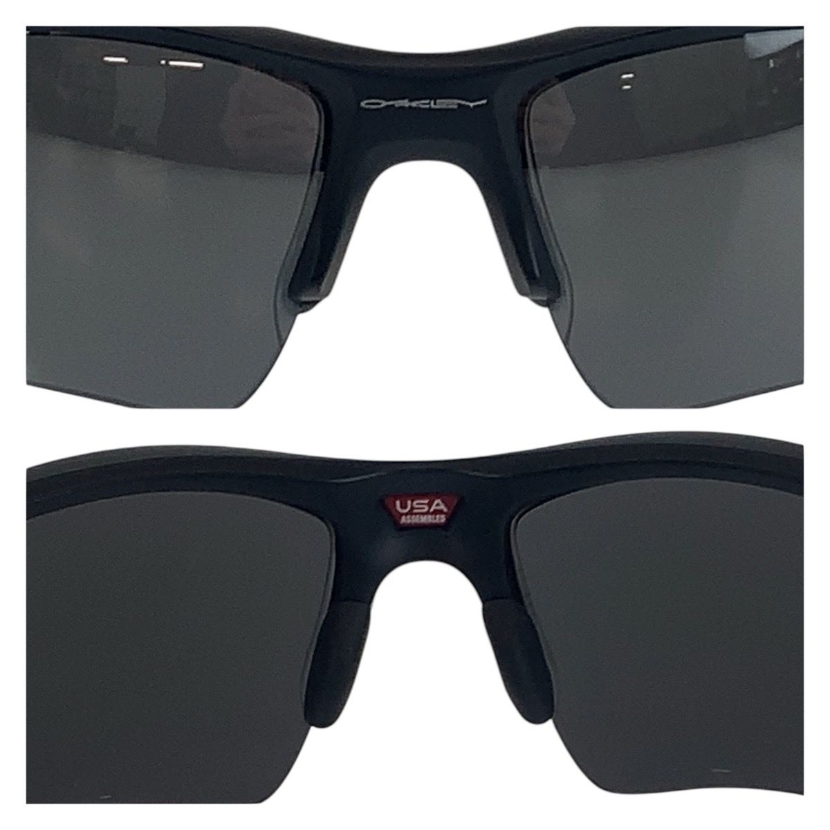 美品 OAKLEY オークリー ミラーレンズ ブラック 黒 シルバー金具