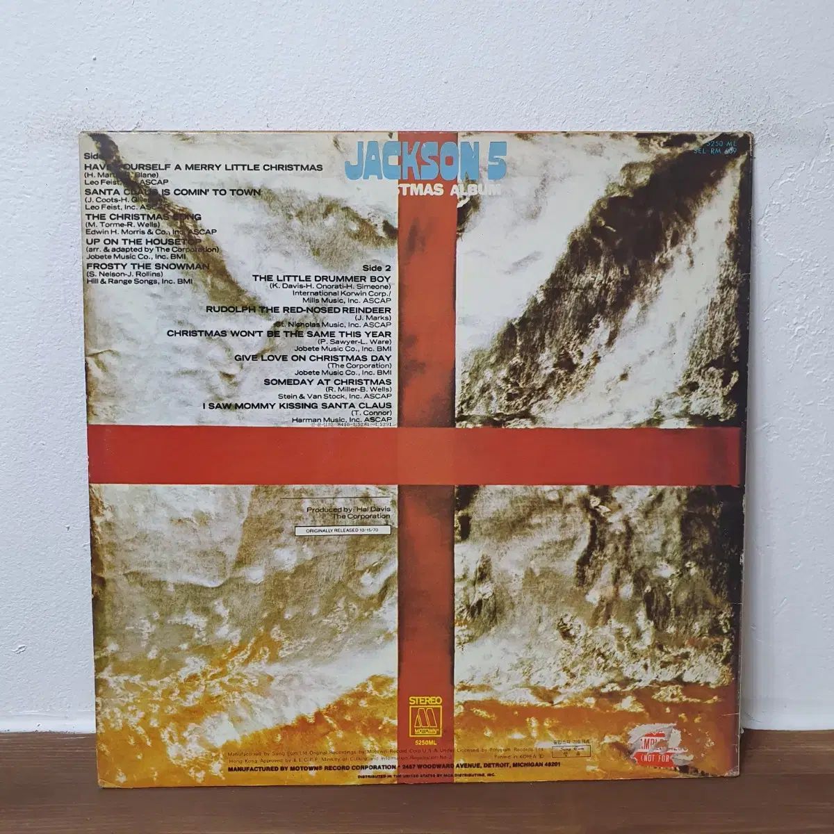 ジャクソン 5 JACKSON5 クリスマス アルバム LP 1984 ヴォーカル なアルバム