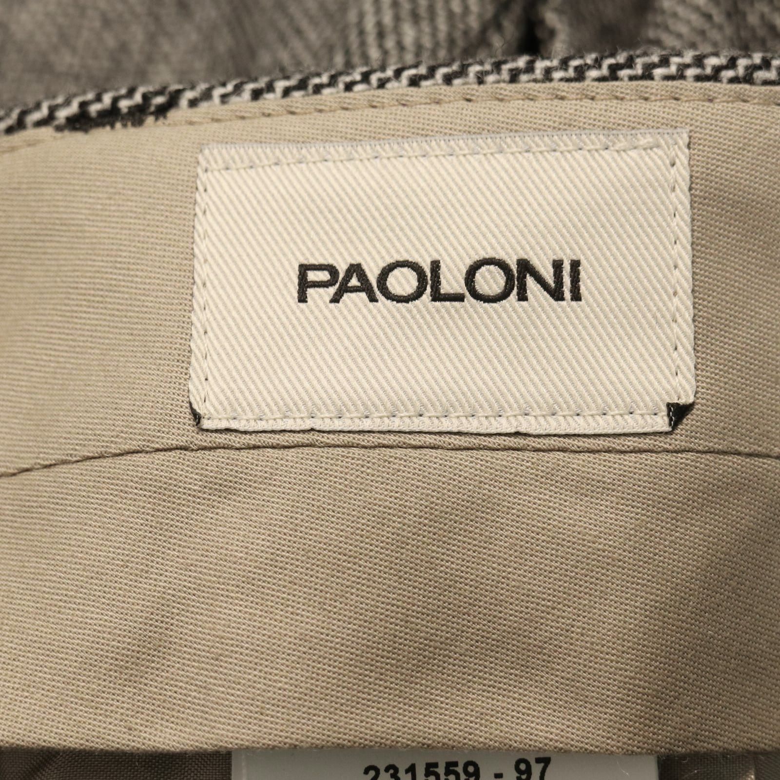 PAOLONI パオローニ 2プリーツウールパンツ＊ - メルカリ