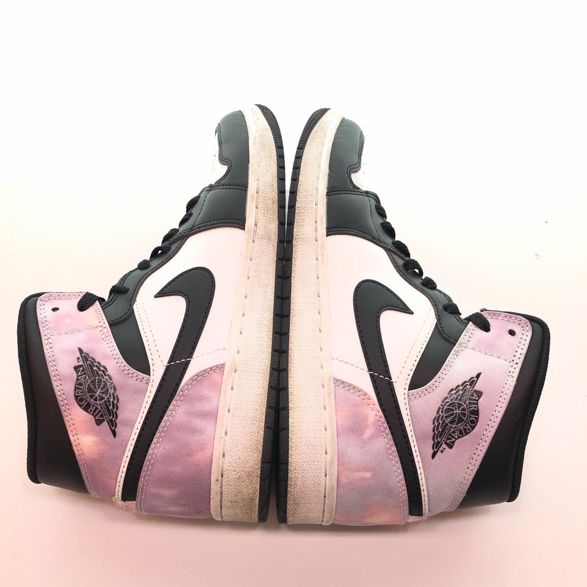 NIKE ナイキ AIR JORDAN 1 MID SE エアジョーダン 1 ミッド SE スニーカー シューズ メンズ ストリート TIEDYE  タイダイ WHITE ホワイト BLACK ブラック PURPLE パープル 26.5cm DM1200-001 - メルカリ