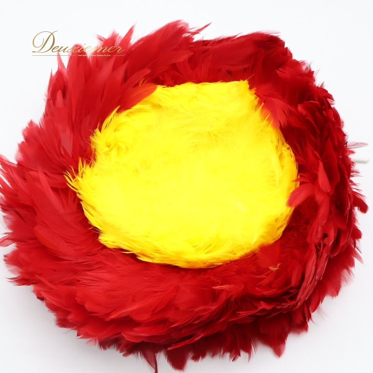 フラダンス 小物 レッド イエロー ウリウリ 楽器 マラカス 羽のみ 分離型 タヒチアンダンス 赤 黄色 羽 ファー 民族舞踊 ダンス小物 ダンス用品 フラ小物 フラ用品 アロハ ハワイ ハワイアン シンプル かわいい きれいめ 文化 伝統 音楽