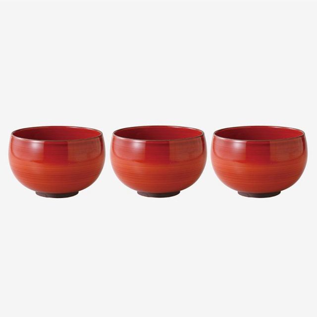 【丼3個セット】赤巻 (赤) | 波佐見焼 | 西海陶器