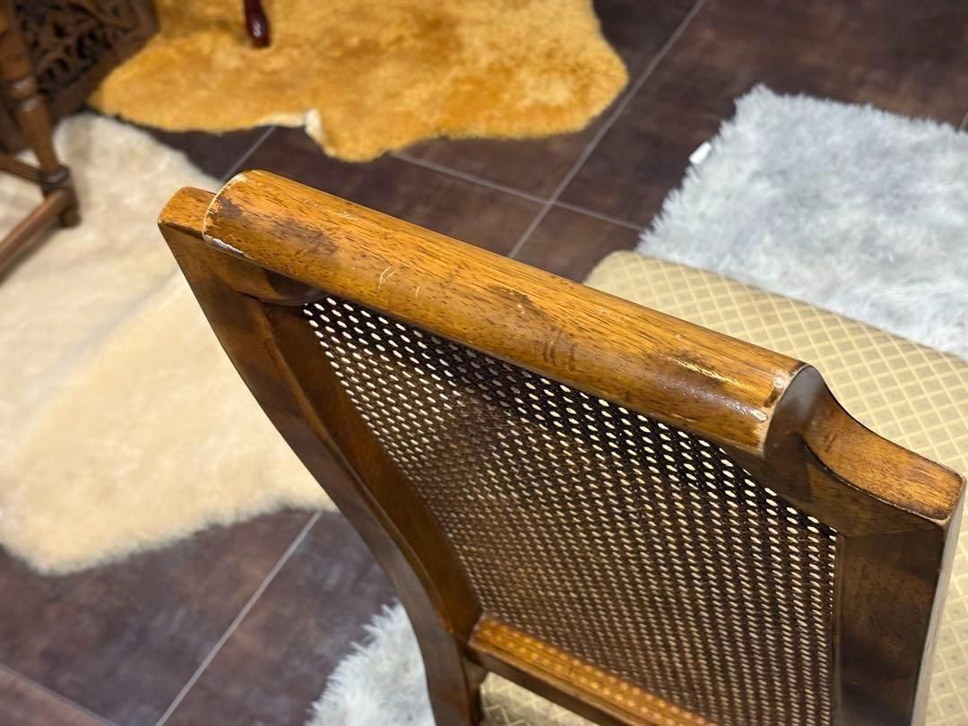 高級 DREXEL ドレクセル アンティーク ヴィンテージ かごめ編み