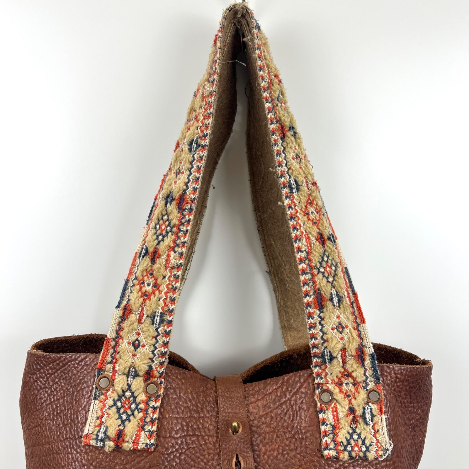 KAPITAL archive mountain roots leather tote bag キャピタル レザー