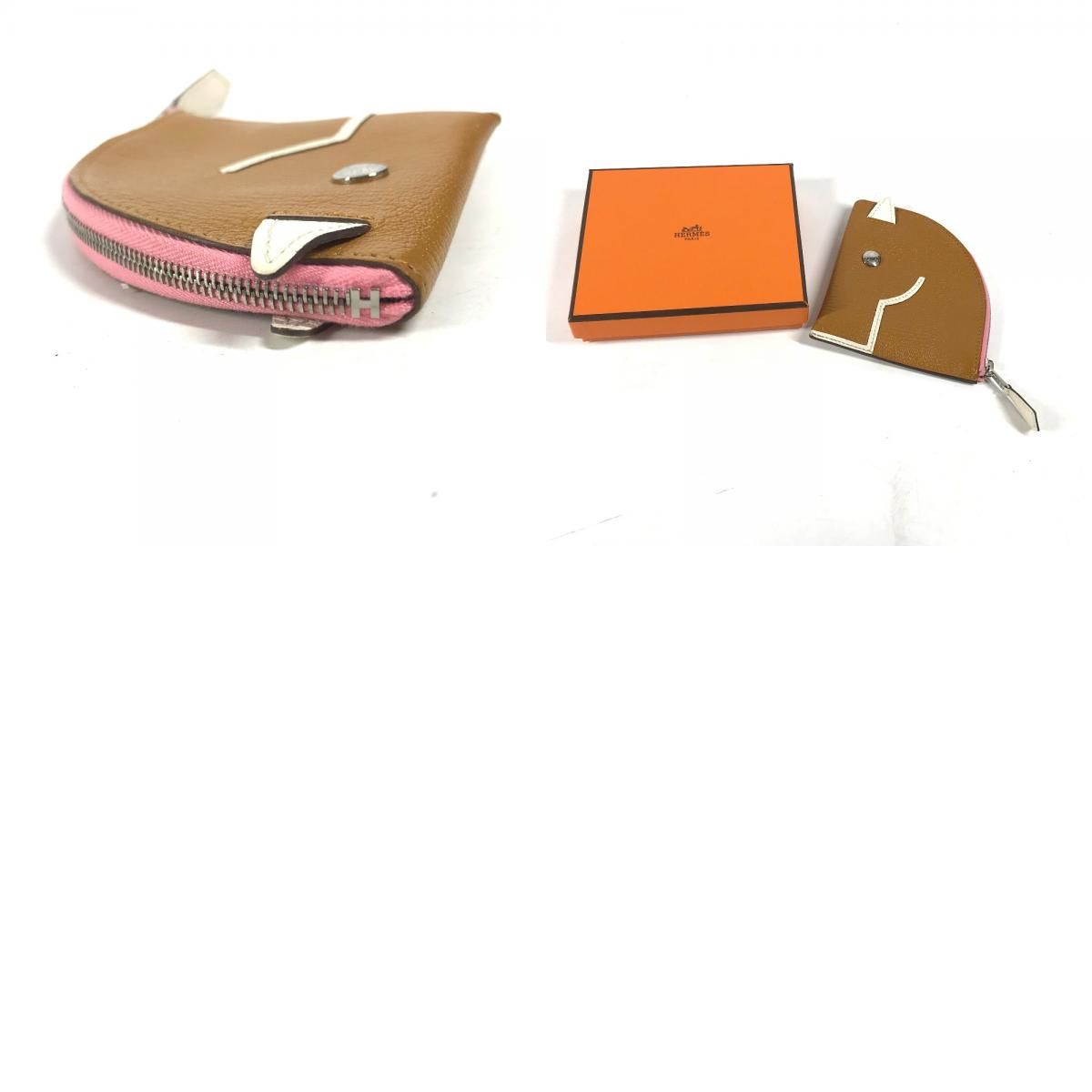 HERMES エルメス コインケース パドック 馬 シュバル レザー - メルカリ
