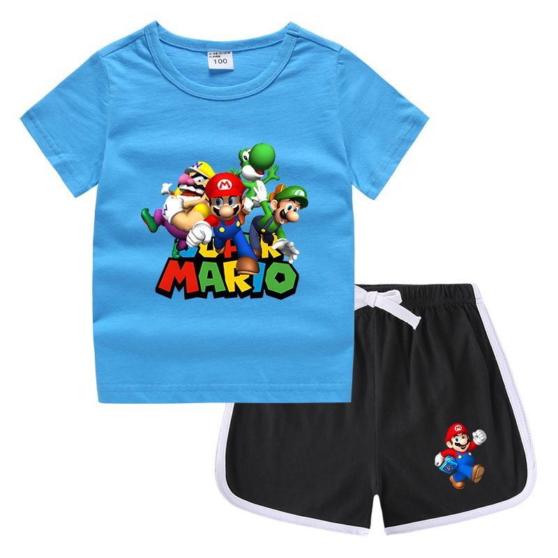 【スーパーマリオ】【キッズ】キノピオTシャツ&ショートパンツセット gelato pique｜【スーパーマリオ】【キッズ】キノピオ&ヨッシーT