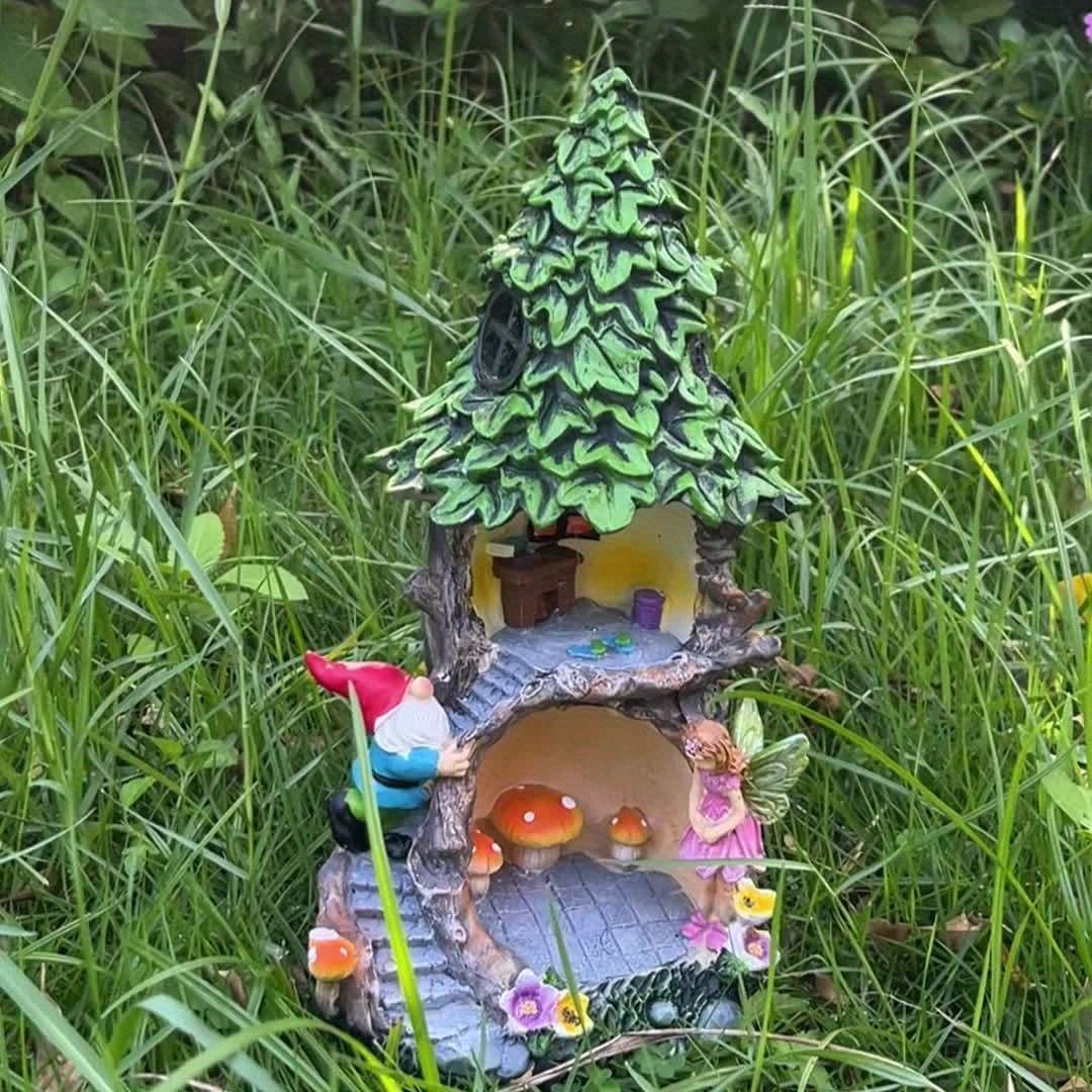ツリーハウス ソーラーライト 太陽光 かわいい 幻想的