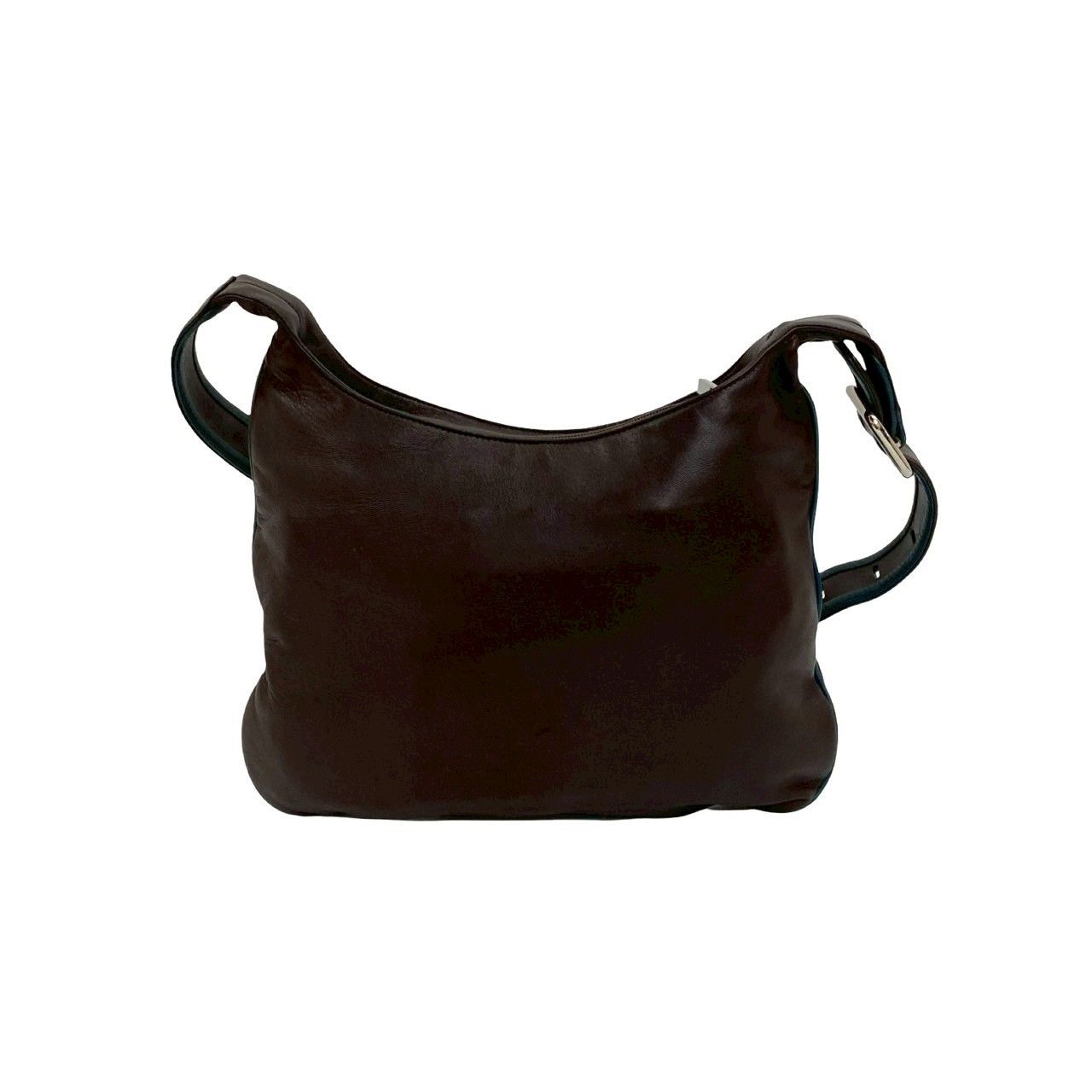 極 美品 希少品 LOEWE ロエベ ロゴ 刻印 ナッパレザー 本革 ワン 
