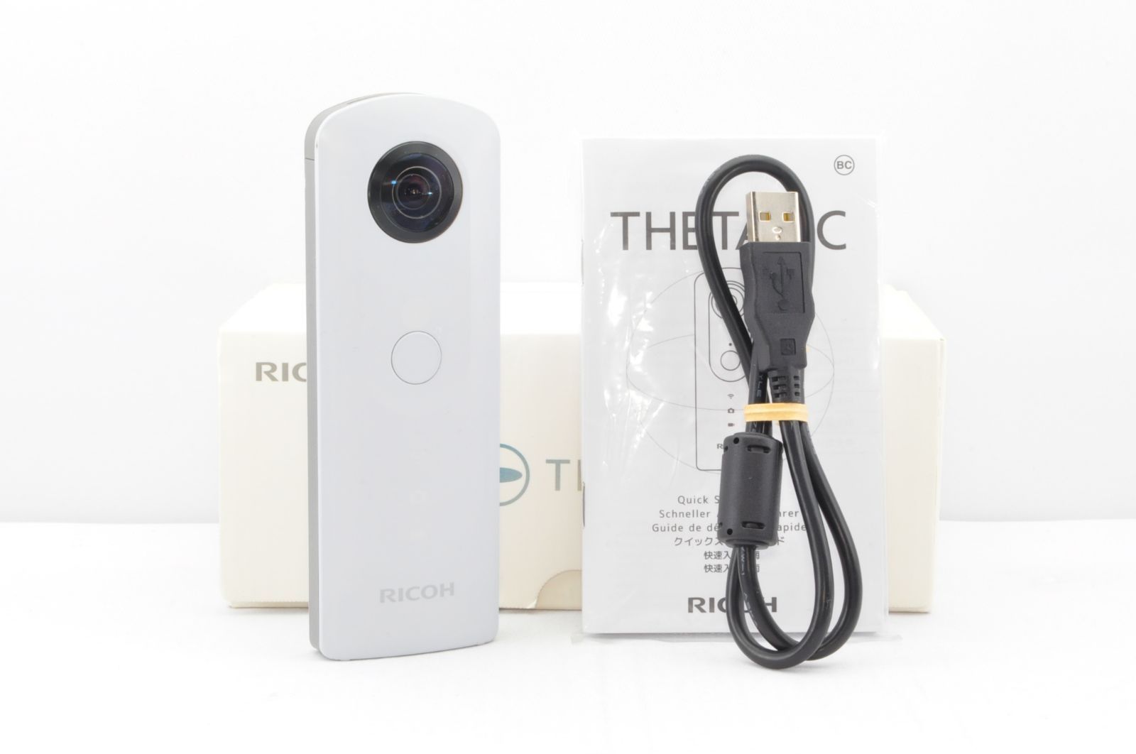 RICOH リコー THETA SC ホワイト 360度カメラ 全天球カメラ リコー シータ SC☆元箱付き R1698 - メルカリ