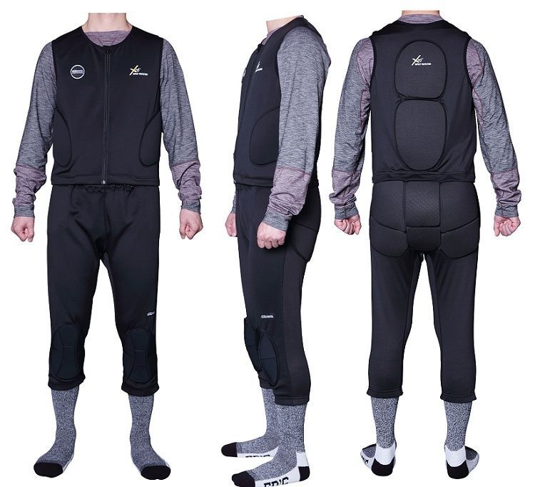 ebs/エビス　BODY SUIT XRD（ボディースーツ・XRD）＊上下セット＊インナープロテクター 衝撃90％吸収！ABEAM特別価格/Ebs/エビス/【送料無料】2026　次世代パッド入り　怪我防止　#4500101 eb's/エビス BODY SUIT XRD（ボディースーツ・XRD）＊上下セット