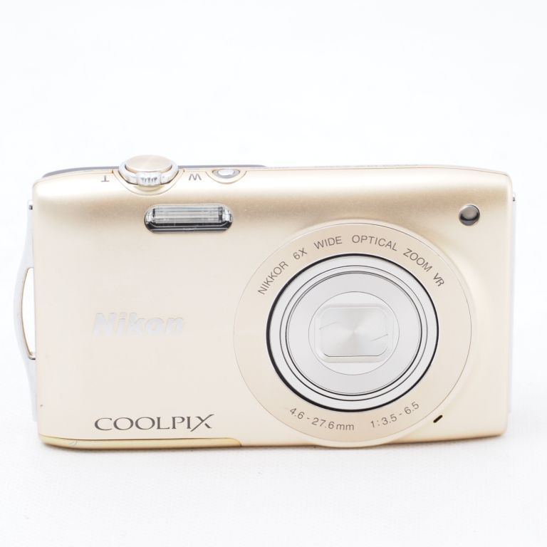 Nikon ニコン デジタルカメラ COOLPIX (クールピクス) S3300 スイートゴールド S3300GL カメラ本舗｜Camera  honpo メルカリ