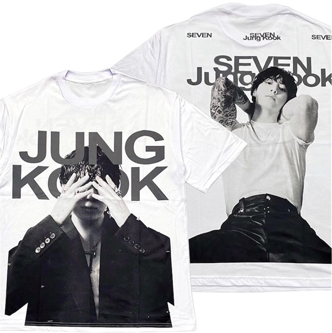 予約販売】BTS Jungkook ジョングク プリントTシャツ - メルカリ