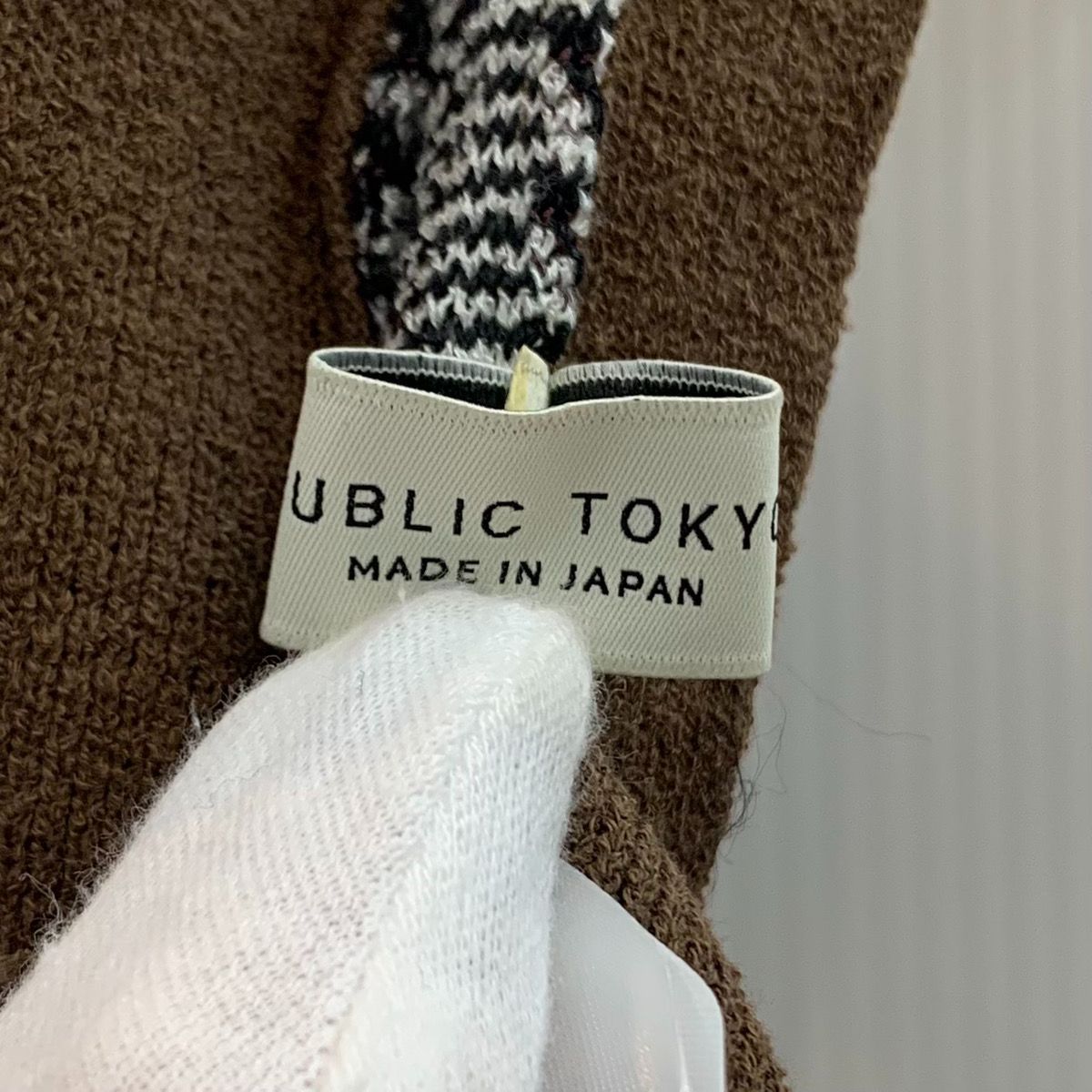 PUBLIC TOKYO パブリックトウキョウ ジャガードフリンジニットベスト 