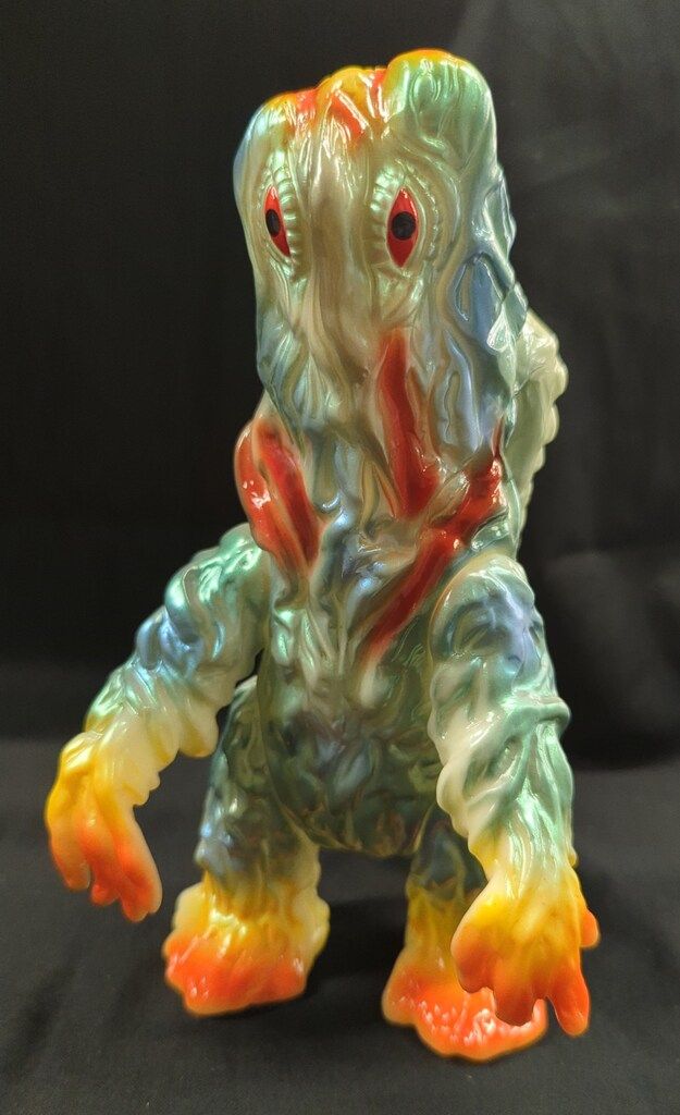 世紀の大怪獣 ブルマァクの怪獣シリーズ 復刻版 ヘドラ 金 緑 ピンク