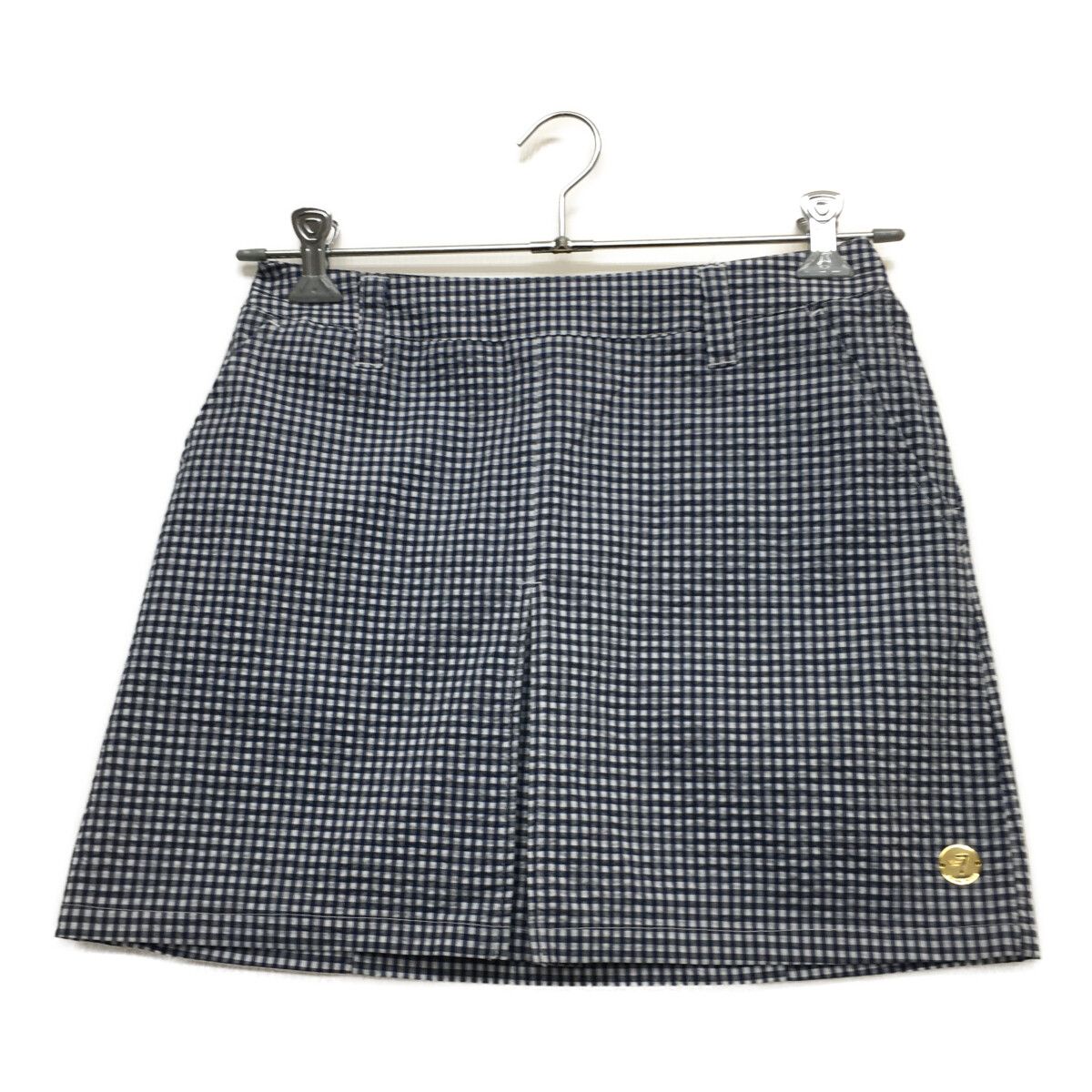 中古 レディース サマンサタバサ Samantha Thavasa スカート 38(M) 紺×白 ネイビー×ホワイト 薄手 チェック