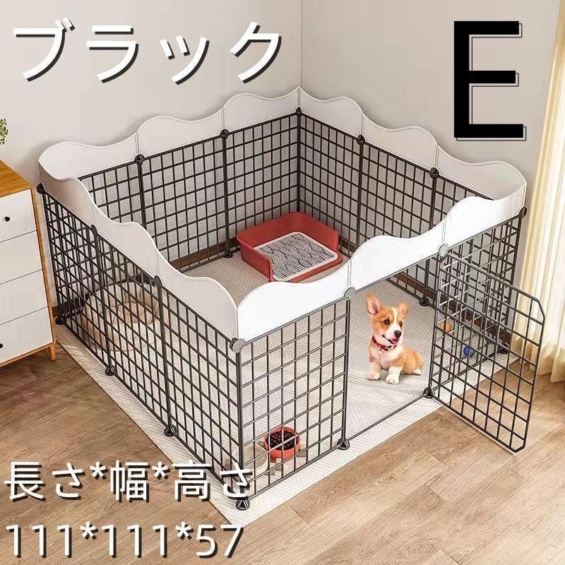 ペット 用 フェンス ドア 付 室内 軽い サークル 広い ケージ ゲート 犬 猫 うさぎ ウサギ 飼育 プレイサークル バリア ゲート