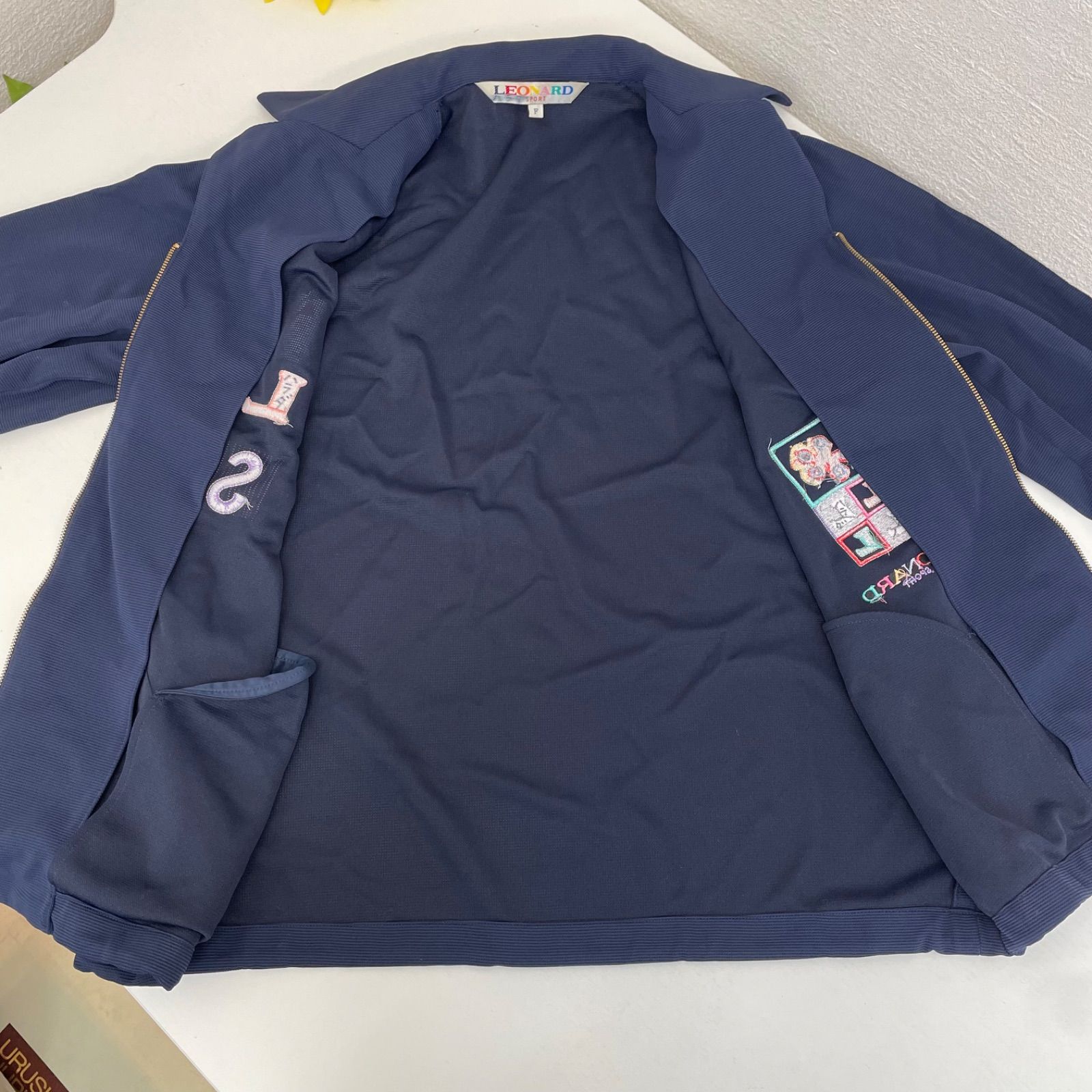 LEONARD SPORT レオナールスポーツ ジッパー式ジャケット 薄手 