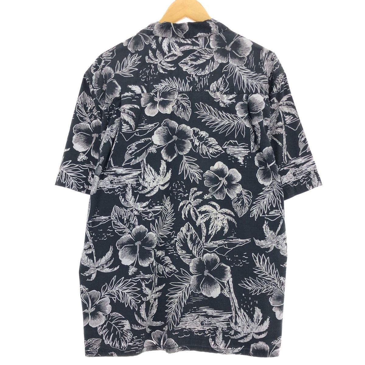 古着 オーシャンパシフィック Ocean pacific 総柄 オープン