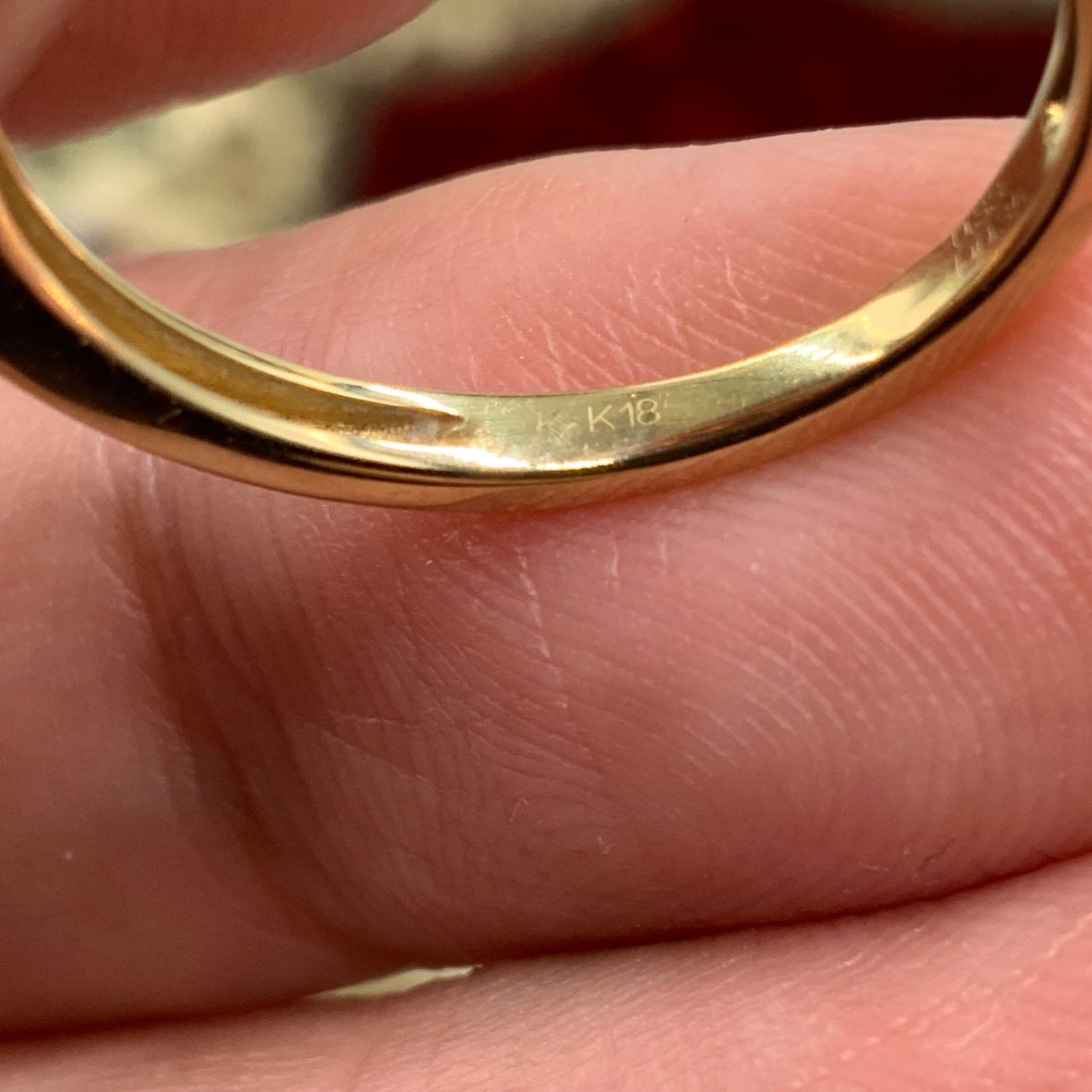 GSTV K18 ダイヤモンドリング 3.1g 約15号 - メルカリ