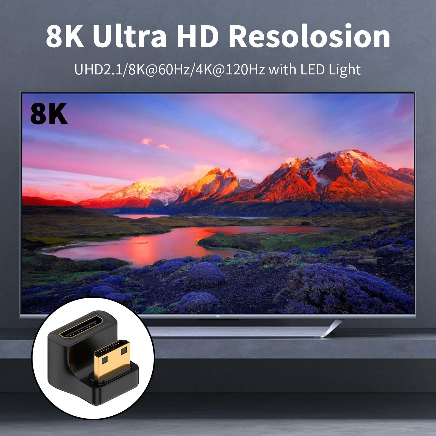 Duttek 8K HDMI U HDMI HDMI 48Gbps HDMI HDMI 2.1 HDTV PS5 LED 8K 60Hz 4K 12