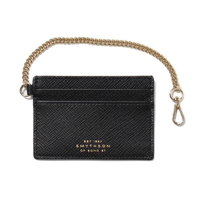 新品 定価2.8万 SMYTHSON Panama キーホルダー キーケース 黒 新品 定価2.8万 SMYTHSON Panama キーホルダー キーケース 黒